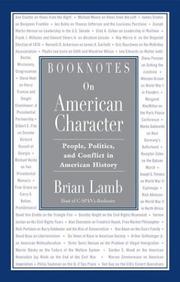 Cover of: Booknotes on American Character by Brian Lamb
