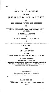 A Statistical View of the Number of Sheep in the Several Towns and Counties ... by C Benton, S F Barry