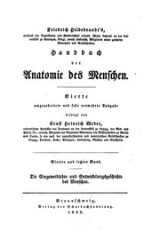 Cover of: Handbuch der Anatomie des Menschen