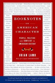Cover of: Booknotes On American Character (Booknotes)