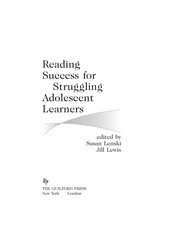Cover of: Reading success for struggling adolescent learners