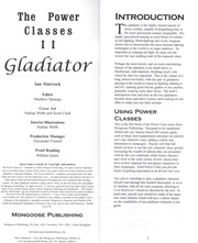 Cover of: The Power Classes II: Gladiator