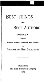 Cover of: Best Things from Best Authors...