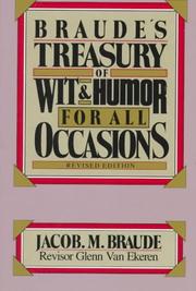 Cover of: Braude's treasury of wit and humor for all occasions