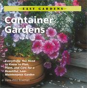 Cover of: Container Gardens (Easy Gardens)