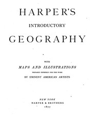 Cover of: Harper's Introductory Geography: With Maps and Illustrations Prepared Expressly for this Work by ...