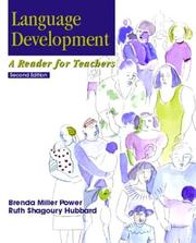 Cover of: Language development: a reader for teachers