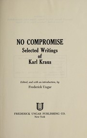 Cover of: No compromise by Karl Kraus