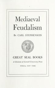 Cover of: Mediaeval feudalism