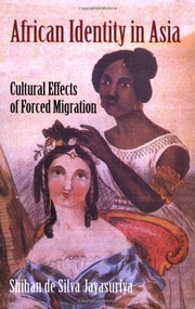 Cover of: African Identity in Asia: Cultural Effects of Forced Migration