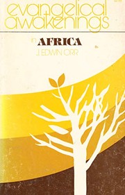 Cover of: Evangelical awakenings in Africa