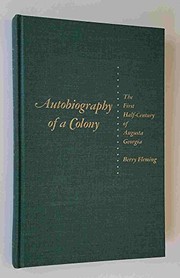 Cover of: Autobiography of a colony by Berry Fleming