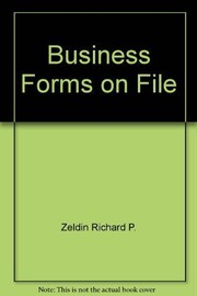 Cover of: Business forms on file by edited by Richard Zeldin.