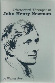 Cover of: Rhetorical thought in John Henry Newman
