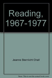 Cover of: Reading, 1967-1977: a decade of change and promise