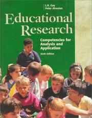 Cover of: Educational Research by L. R. Gay, Peter W. Airasian