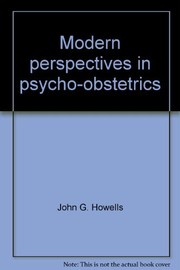 Cover of: Modern perspectives in psycho-obstetrics.