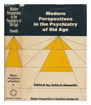 Cover of: Modern perspectives in the psychiatry of old age