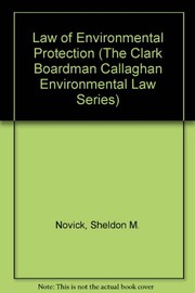 Cover of: Law of environmental protection