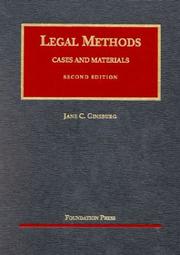 Legal methods by Jane C. Ginsburg