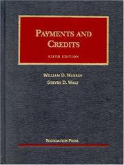Cover of: Payments and credits