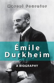 Emile Durkheim by Marcel Fournier