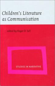 Cover of: Children's Literature As Communication: The Chilpa Project (Studies in Narrative, 2)