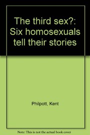Cover of: The third sex?: Six homosexuals tell their stories