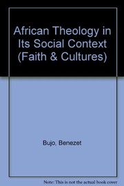 Cover of: African theology in its social context