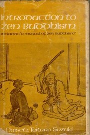 Cover of: Introduction to Zen Buddhism, including "A manual of Zen Buddhism