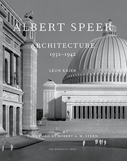 Cover of: Albert Speer: Architecture 1932-1942 by Leon Krier