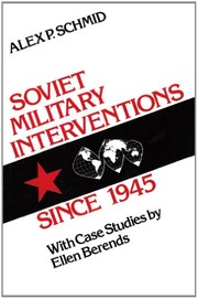 Cover of: Soviet military interventions since 1945: with a summary in Russian
