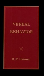 Cover of: Verbal behavior