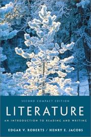 Cover of: Literature by Edgar V. Roberts