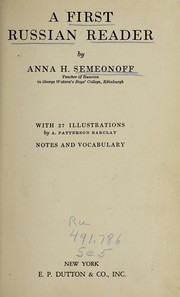 Cover of: A first Russian reader