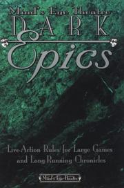Cover of: Mind's Eye Theatre: Dark Epics