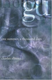 Cover of: One Summer, A Thousand Days