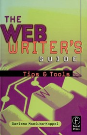 Cover of: The Web Writer's Guide