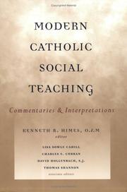 Modern Catholic social teaching : commentaries and interpretations