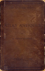 Atlas antiquus by Heinrich Kiepert