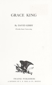 Cover of: Grace King