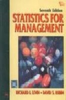 Cover of: Statistics for management by Richard I. Levin