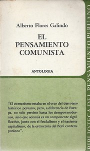 El Pensamiento comunista, 1917-1945 by Alberto Flores Galindo