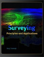 Cover of: Surveying Principles & Applications