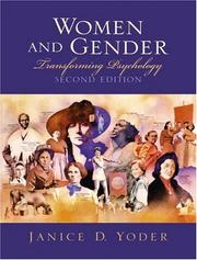 Women and Gender by Janice D. Yoder