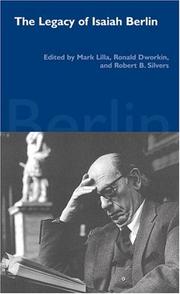 Cover of: The Legacy of Isaiah Berlin