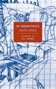 Cover of: In parenthesis