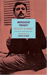 Cover of: Monsieur Proust