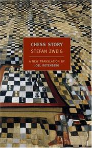 Cover of: Chess story by Stefan Zweig