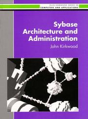 Cover of: Sybase Architecture and Administration